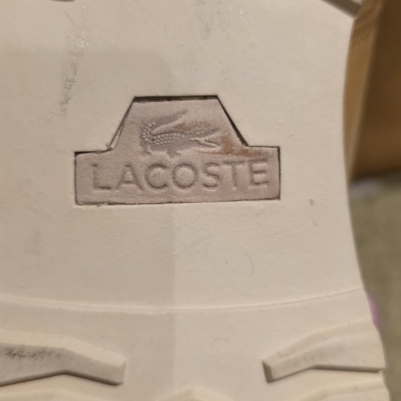 Lacoste Women's Tan Leather Boots Size 8.5 - Picture 8 of 10